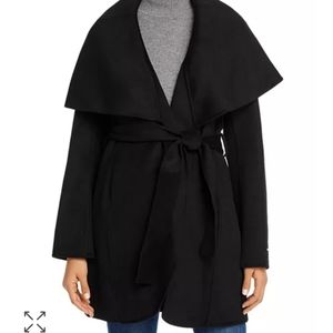 COPY - Tahari shawl collar wrap coat